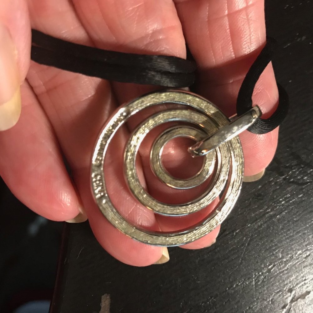 Nolan Miller Crystal Circles Necklace - Picture 5 of 5